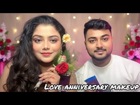 ASMR | My Husband Doing My Love Anniversary Makeup | 🫶🥺