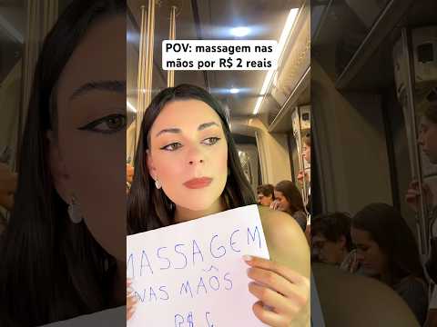 POV: massagem nas mãos por R$ 2 reais #asmr #humor #shorts