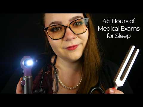 4.5 Hours of Realistic Medical Examinations (with Dark Screen Backgrounds) 🩺 ASMR Compilation