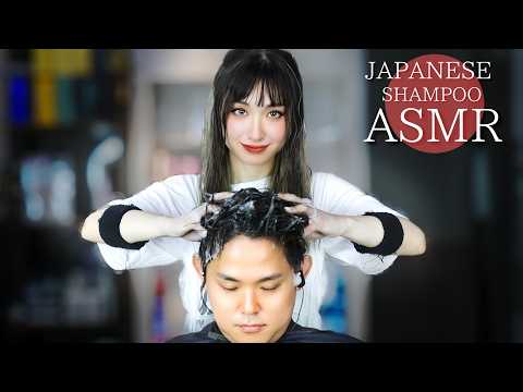 ASMR 湘南のかわいい美容師による｜ヘアカット｜スタンドシャンプー｜ヘッドスパ/good sleep asmr haircut