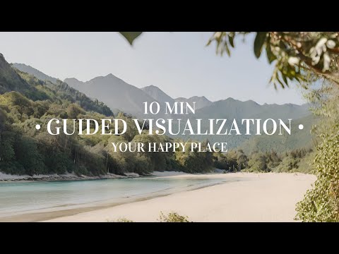 ASMR guided visualization of your happy place | soft spoken