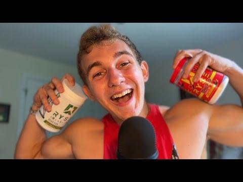 Giga Chad gym bro tries asmr for the first time
