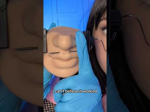 ASMR this piercing will risk it all #asmr #shorts #comedy