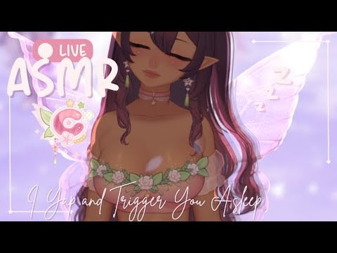 「Live ASMR」Cozy Fairy is Here! 🌸 Follows = Smooches  🧚🏽#asmr #triggers