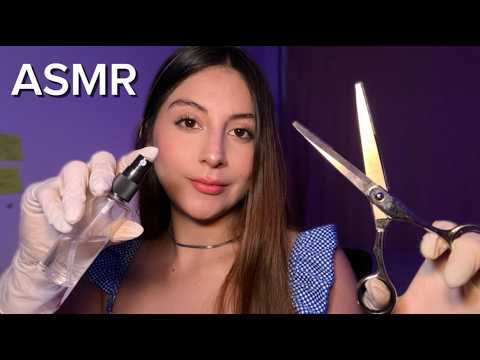 ASMR / CORTE DE CABELLO INTENSO + MASAJE CAPILAR ✂️