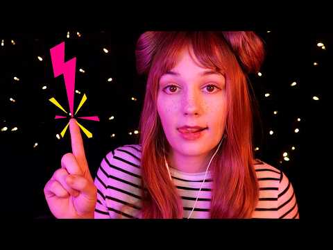 wherever I point, layered tingles appear 😳 booping your face with layered triggers (ASMR)