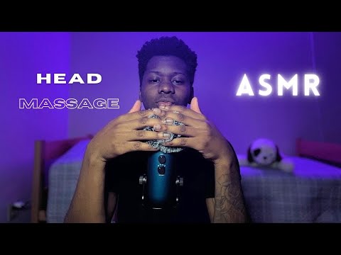 ASMR Fast & Aggressive Head Massage (Furry Mic Scratches, & Plucking)