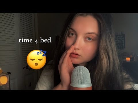 Asmr very breathy whispers/pitch changing, humming/squishy on mic/mouth sounds + more 