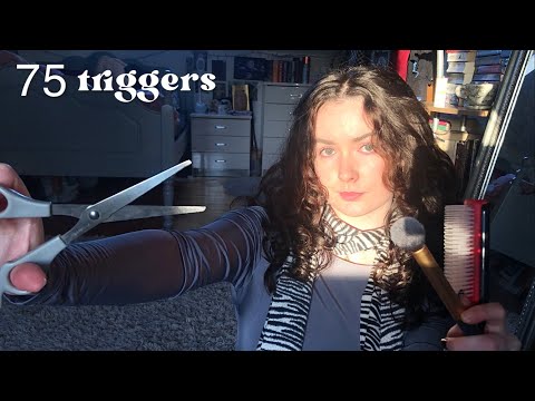 ASMR || 75 TRIGGERS IN 7 MINUTES