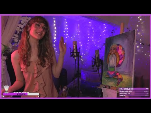 Sunday Night LIVE 🎨 ASMR Painting Stream 🎨 6.13.21