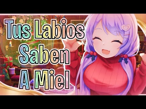 ASMR | Roomie te BESA de forma APASI0NADA en Navidad🍷💋 | Roleplay Español