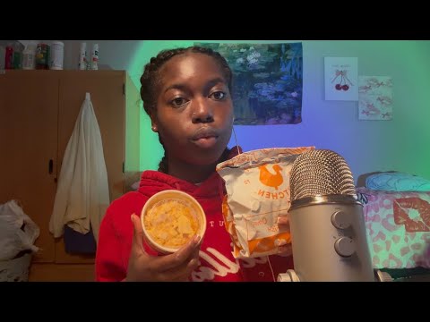 ASMR Popeyes Mukbang 🍗🧀