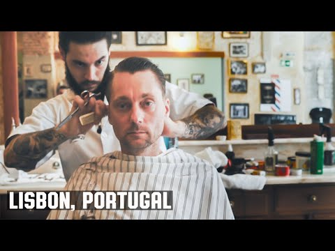 💈 Classic Haircut Experience at Figaro's Barbershop | Lisbon Portugal