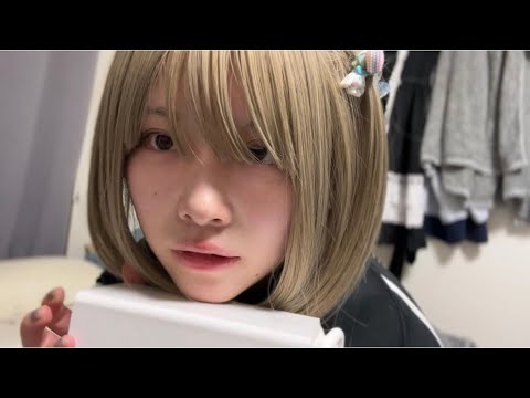 ASMR SR3D 耳かきするよ〜布団だよ〜囁くよ〜　whispering voice ear cleaning