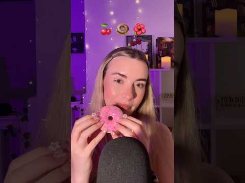 ASMR emoji challenge 🍒🌸🍩 #asmrtapping #asmrsounds
