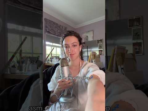 ASMR singing you to SLEEP with new VIRAL song #asmr #asmrsinging