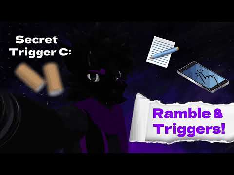 (FURRY) (ASMR) Binaural triggers & Rambles! 20 minutes of tingles