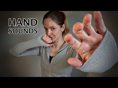 ASMR Hand Sounds and Mouth Sounds for Sleep - with Fabric Sounds - Fast and Tingly