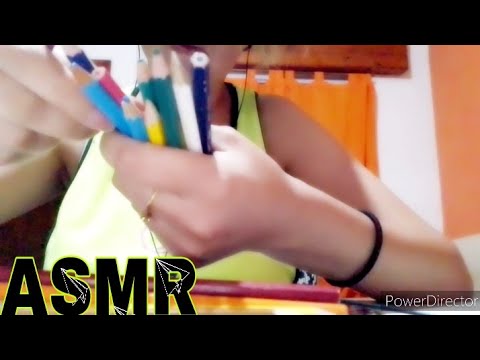 asmr |coloreando |sonidos de lápices✏️|triggers ✨//Verito orellana asmr