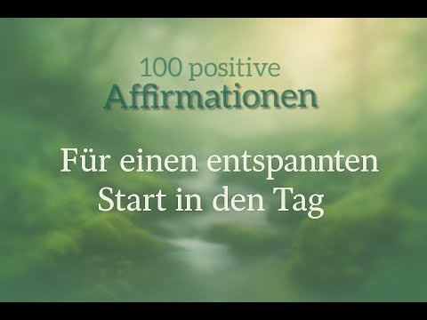 Positive Affirmationen für einen entspannten Start in den Tag | Ultra Tingly Version 💆🏻‍♀️