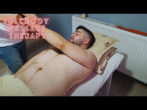 VERY RELAXING FULL BODY TURKISH MASSAGE - chest,abdominal,leg,back,arm,hand,shoulder massage