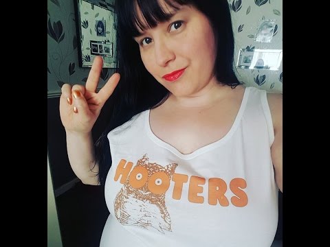 Asmr Role Play - Have Lunch with Flirty & Sweet Hooters Girl! *Mukbang Eating Show*