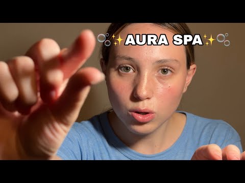 ASMR Plucking and Brushing Negative Energy Away ✨💗