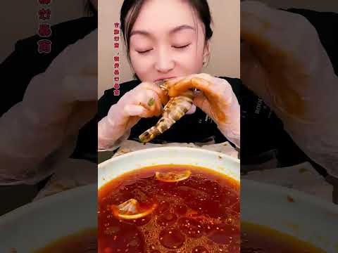 🦐🥢 Spicy seafood mukbang epic feast #SpicySeafood #EpicSeafood
