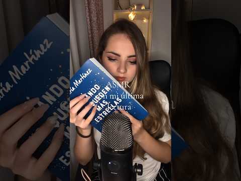 ASMR con mi última lectura 💙 #asmr #relax #asmrespañol #asmrcommunity #asmrtriggers #asmrtingles