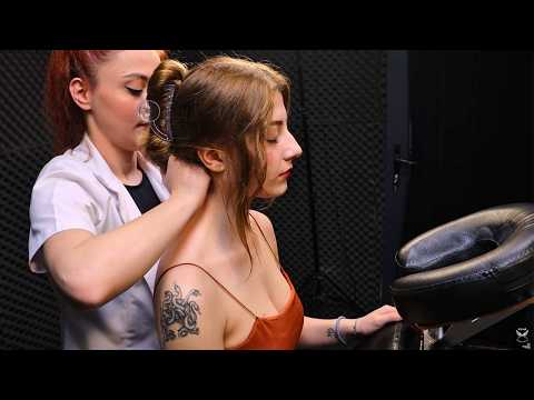A Dreamy Chair Massage Experience | ASMR Sleep Therapy