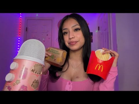 ASMR - McDonald’s Mukbang 🍔🍟 (eating sounds) 