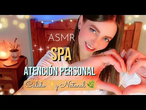 🌿✨ ASMR SPA en mi habitación | Relájate conmigo 1h (con & sin música) | ASMR en ESPAÑOL