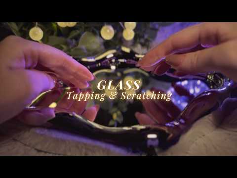 ASMR Elegant Glass Tapping & Scratching💎 Crystal Clear Relaxation💠(No Talking, No Mouth Sounds)