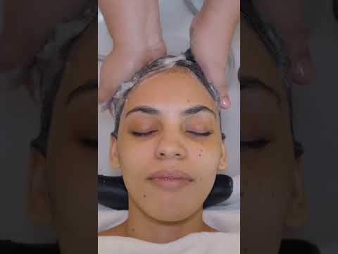 ASMR: Relaxing Scalp Detox Head Water Massage #shorts