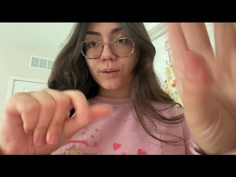 ASMR fast mouth sounds with hand sounds & hand movements 