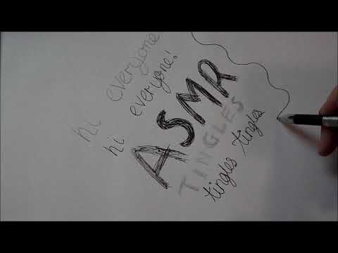 **50th Video Special!** My ASMR Story (whispered, with pen and pencil writing/doodling)