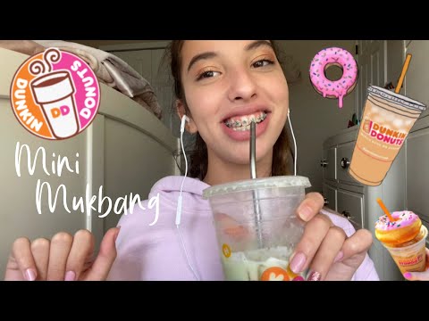 ASMR~Dunkin Donuts Eating Show(lofi)🧚🏻✨