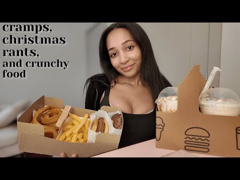 ASMR Eating My Period Cravings + Rant | Soft Spoken