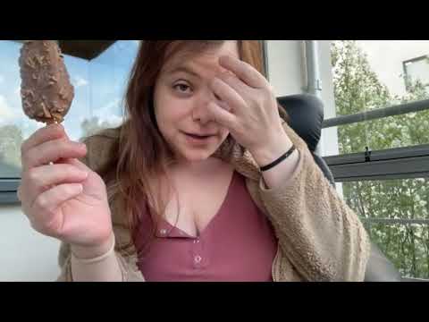 asmr eating ice cream