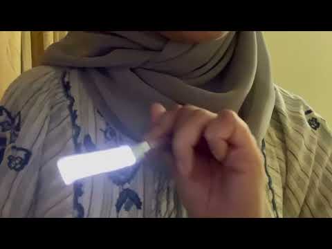 ASMR | Eye exam (Follow the light trigger)