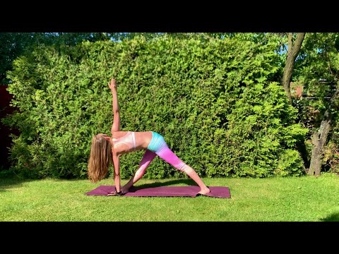 ASMR YOGA 🧘🏼‍♀️🌜 Energetyzujące Flow // Uziemienie, Witalność 🌟 (soft spoken, relaxing music)