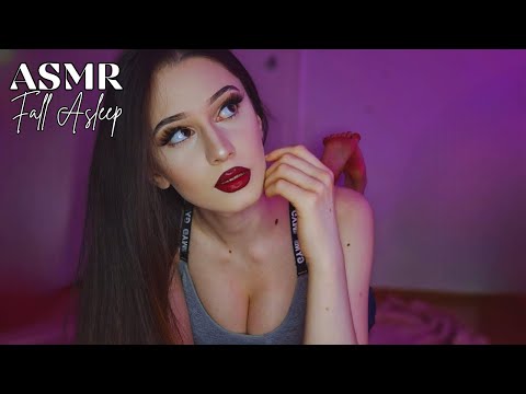 ASMR Girlfriend Helps You Fall Asleep 💓 || Kisses,Shh & It's Okay✨️