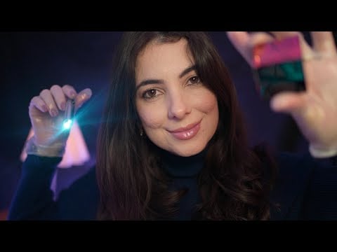 ASMR Exame oftalmológico detalhado para dormir