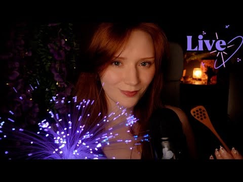 ASMR Honey spoon, X marks the spot,Plucking Mic scratching Mouth sounds,Thunderstorm,Jellyfish😴