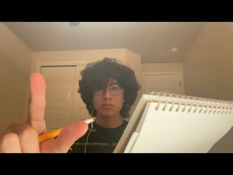 ASMR professional artist draws you (really good drawing)