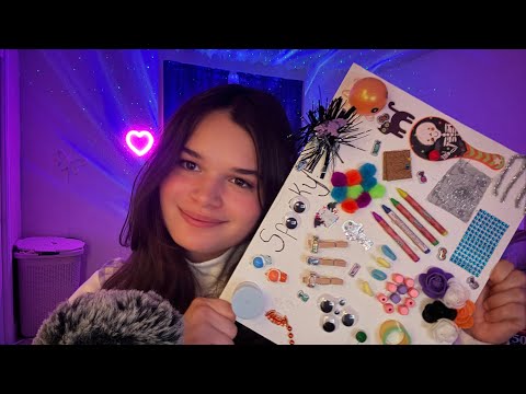 ASMR Let's Make a Spooky Fidget Board! [Tingly DIY]