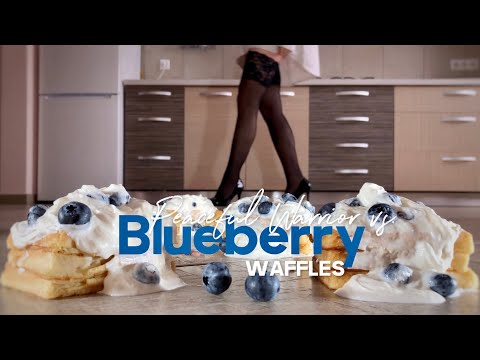 Pea's Pumps vs. Creamy Waffles! Heels Crushing Food! Oddly Satisfying! ASMR