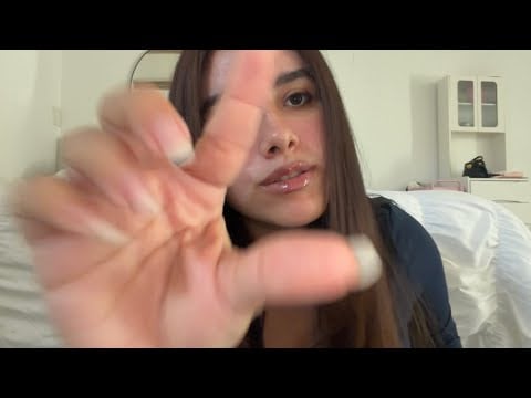 lofi asmr face touching & relaxing hand movements