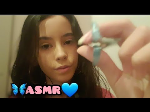 ASMR:CORTANDO SUAS ENERGIAS NEGATIVAS(sons de tesoura,sons de boca & sussurros)