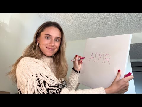 *Extra Tingly* Unintentional ASMR Writing on a Whiteboard | Writing My To-Do List